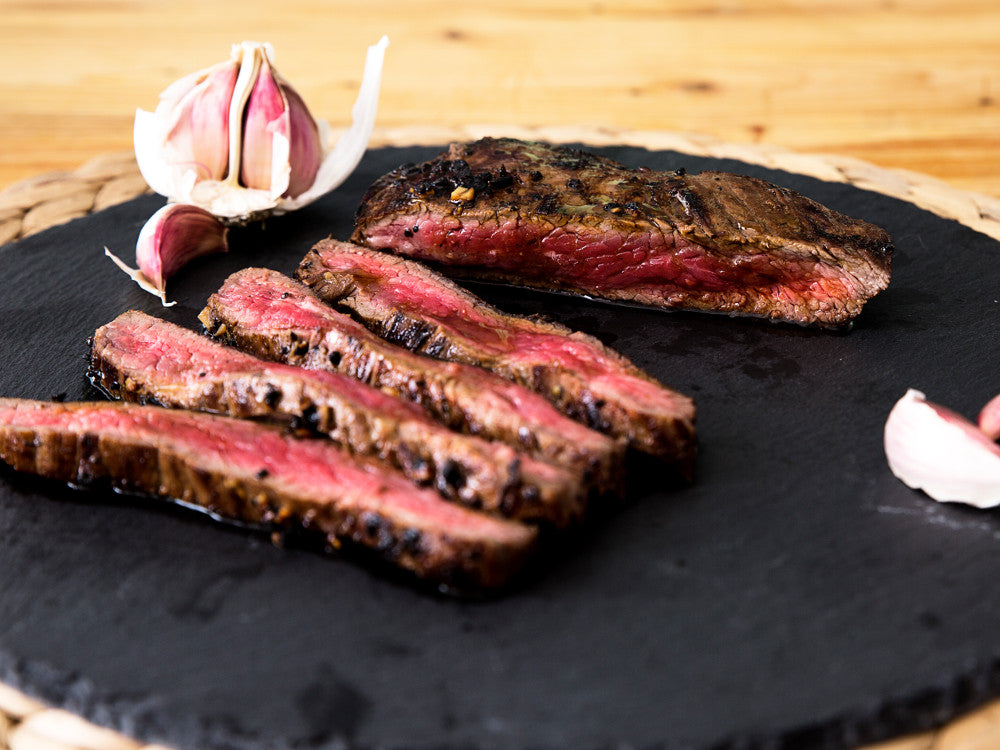 Grilled Flank steak with homemade marinade