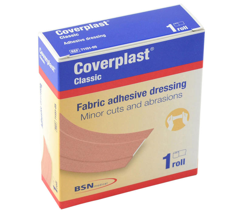 FABRIC ADHESIVE DRSSING MINOR CUTS AND ABRASIONS 8CM X 1M ROLL