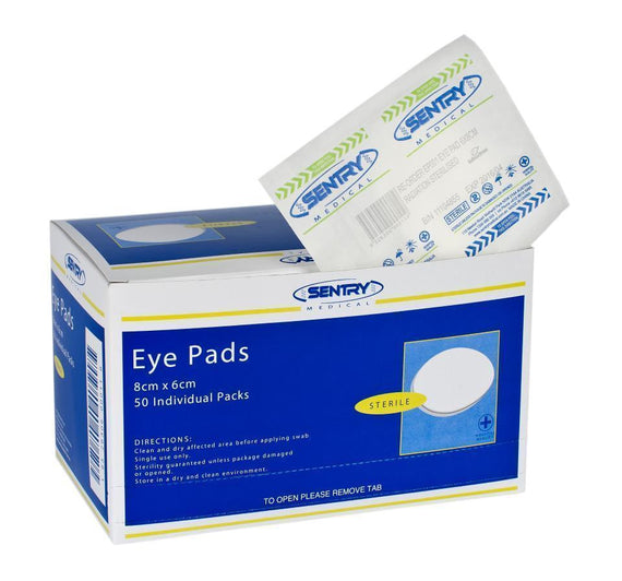 EYE PADS STERILE BOX 50