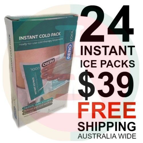 24 INSTANT ICE PACKS 80G BULK BUY