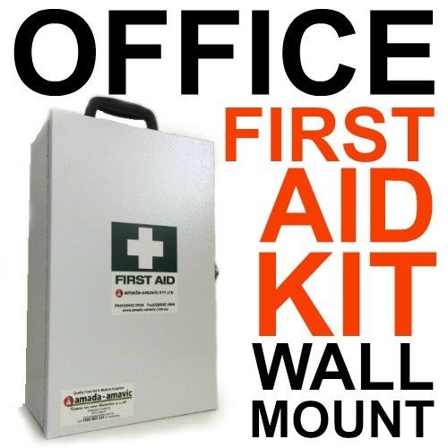 OFFICE STANDARD METAL FIRST AID KIT