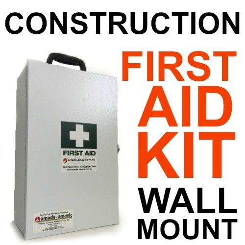 CONSTRUCTION STANDARD METAL FIRST AID KIT