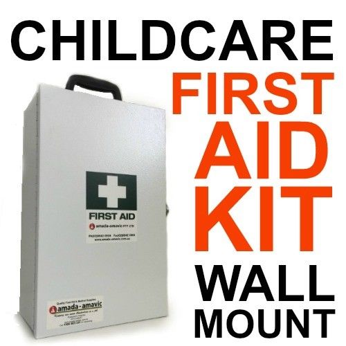 CHILDCARE STANDARD METAL FIRST AID KIT