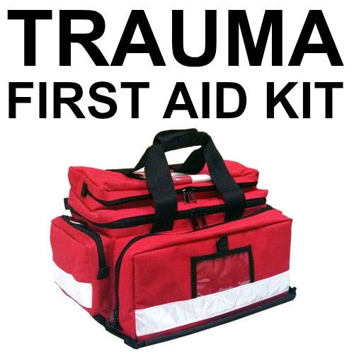 FILLED TRAUMA BAG FIRST AID KIT