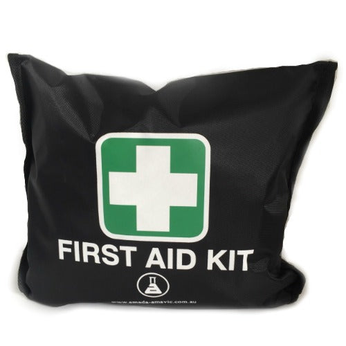 WORK VEHICLE FIRST AID KIT BLACK POUCH